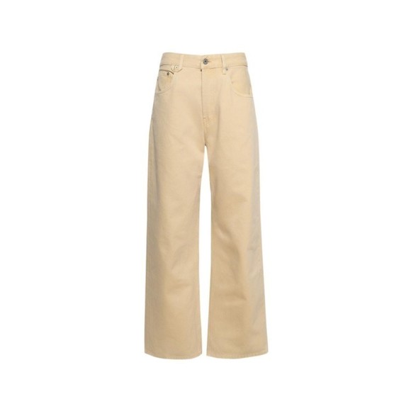 Jacquemus The Wide De-Nîmes Denim Pants Light Beige - NWT - Picture 1 of 5